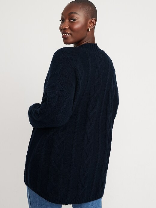 Oversized Chunky Cable-Knit Cardigan Sweater | Old Navy