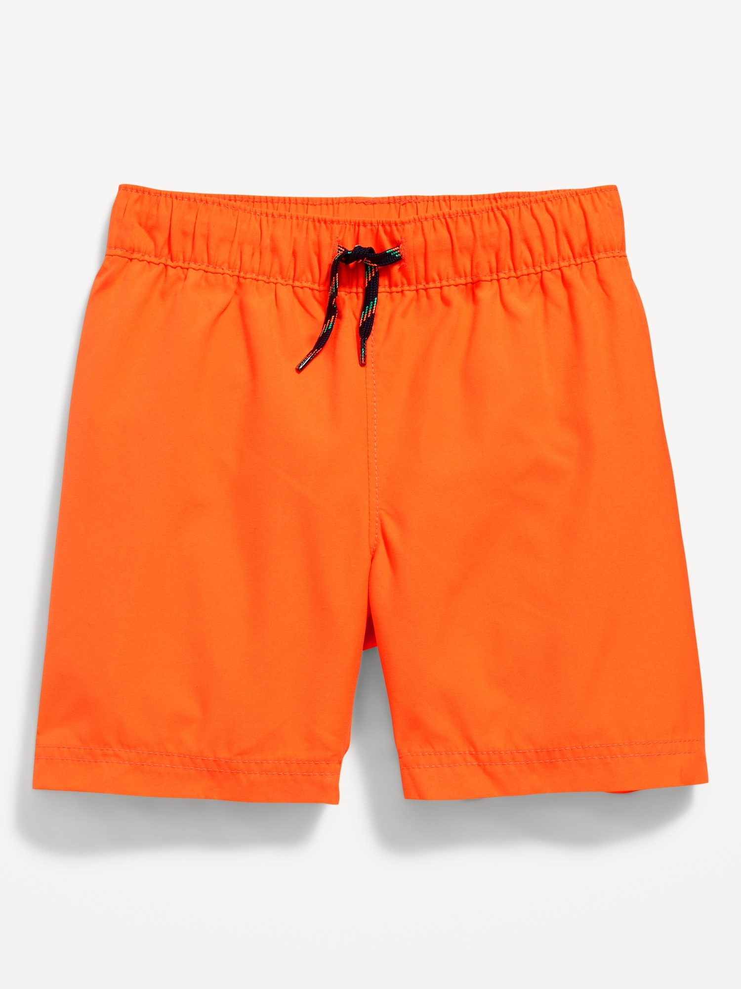Old Navy Solid Swim Trunks for Toddler Boys orange. 1