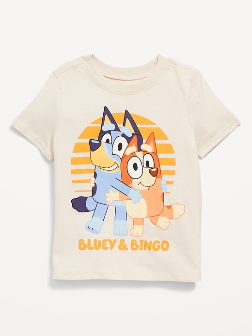 View large product image 1 of 2. Bluey™ & Bingo Graphic Unisex T-Shirt for Toddler