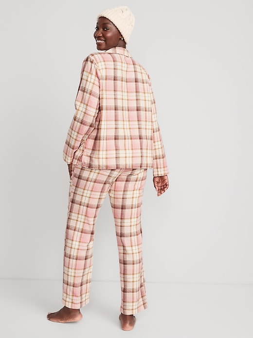 Image number 6 showing, Printed Flannel Pajama Set