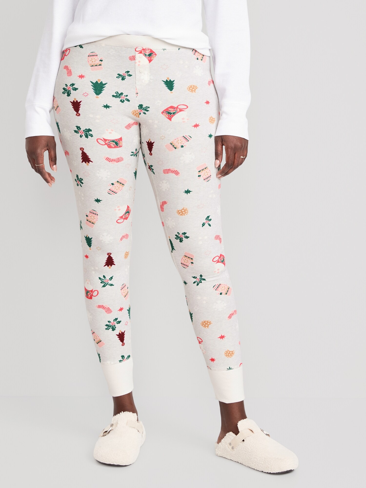 Matching Printed ThermalKnit Pajama Leggings for Women Old Navy