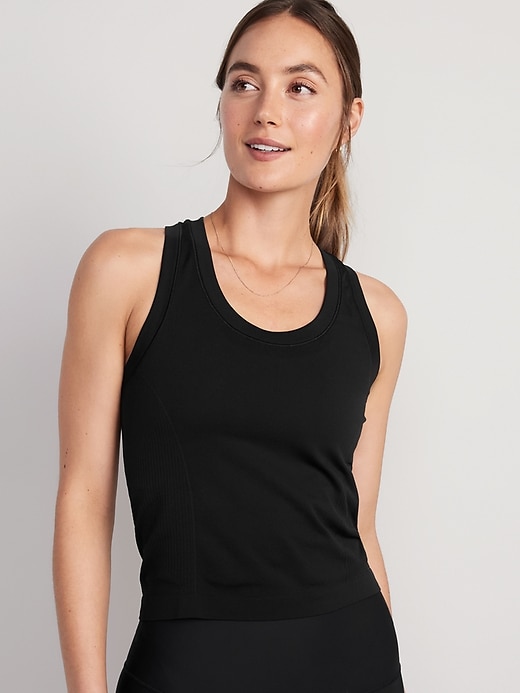 Seamless MeshPanel Racerback Performance Tank Top Old Navy