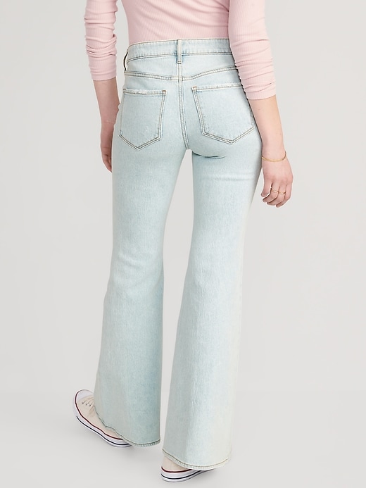 Image number 2 showing, Mid-Rise Super-Flare Jeans