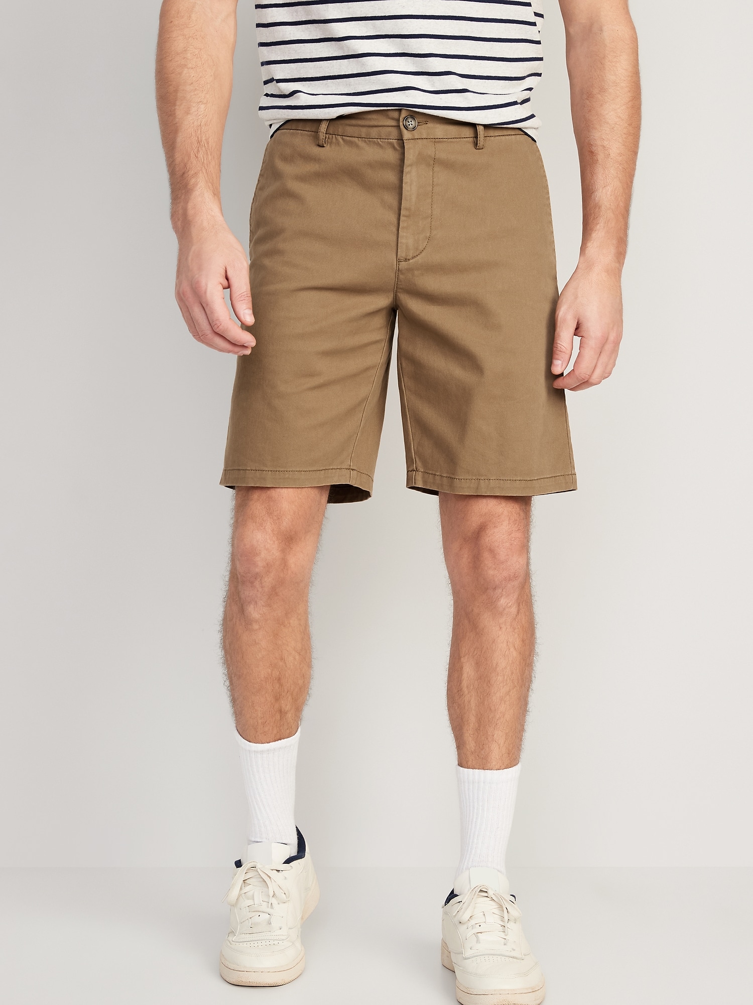 Old Navy Slim Built-In Flex Rotation Chino Shorts -- 9-inch inseam brown. 1