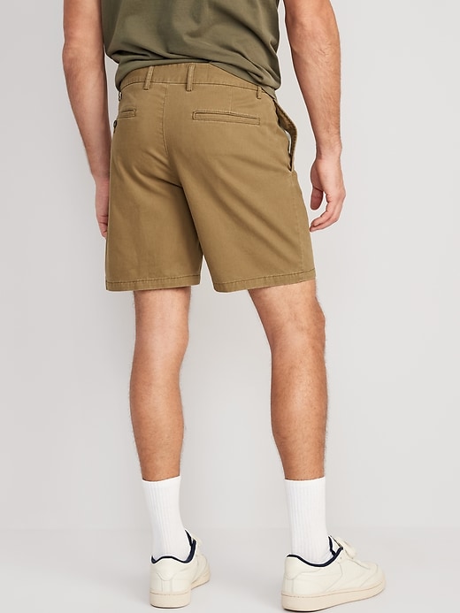 View large product image 2 of 3. Slim Built-In Flex Ultimate Chino Shorts -- 7-inch inseam