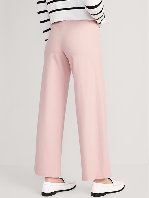 Image number 2 showing, High-Waisted Pull-On Pixie Super Wide-Leg Pants