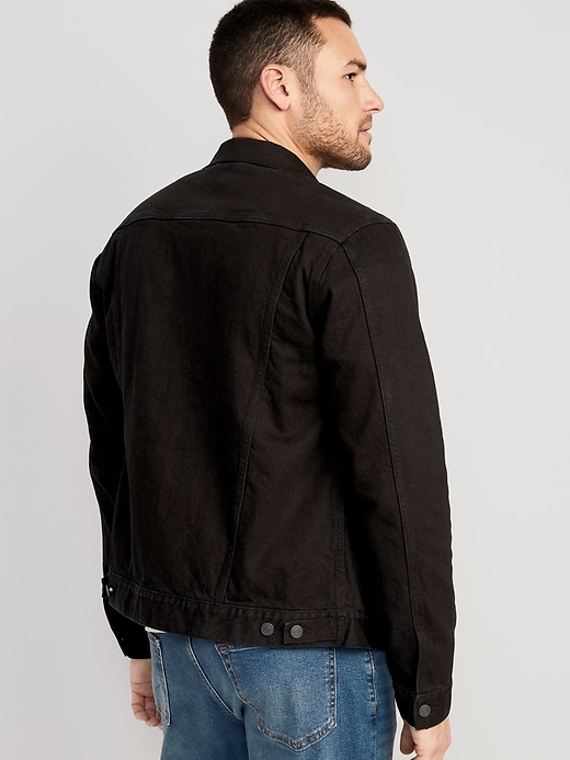 Image number 2 showing, Built-In Flex Black Jean Jacket