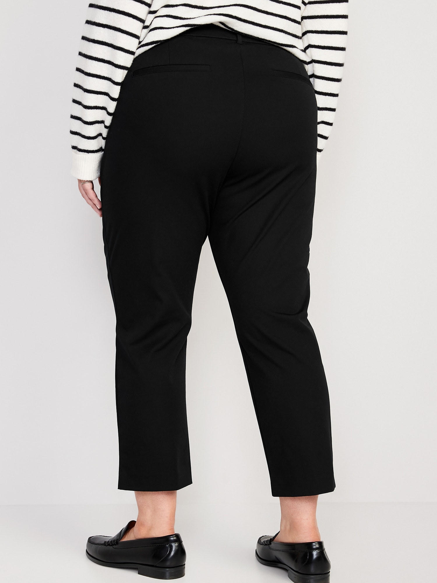 High-Waisted Pixie Straight Ankle Pants for Women | Old Navy