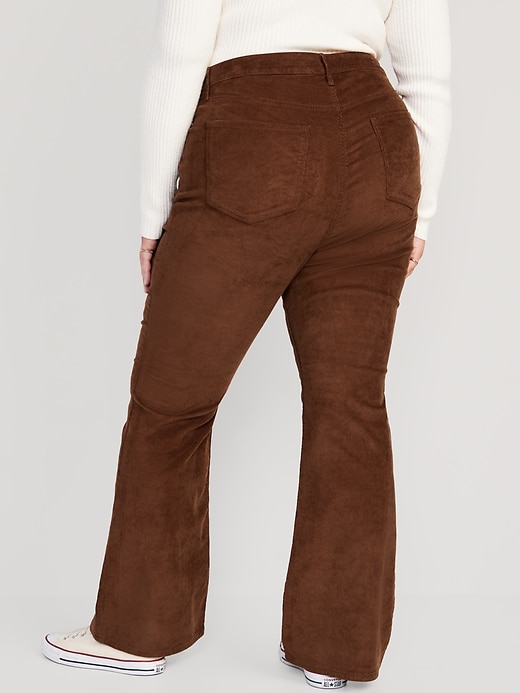 Image number 8 showing, Higher High-Waisted Flare Corduroy Pants