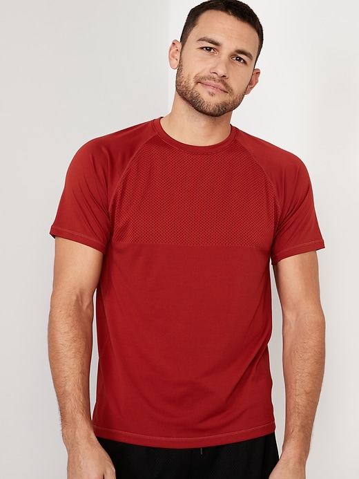 Textured T-shirt - Short Sleeve T-shirts - T-shirts - CLOTHING - Man 