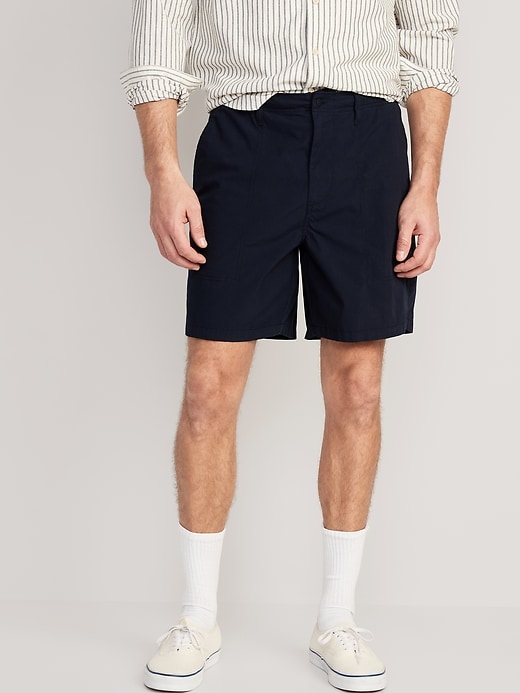 View large product image 1 of 1. Hybrid Tech Chino Shorts -- 7-inch inseam