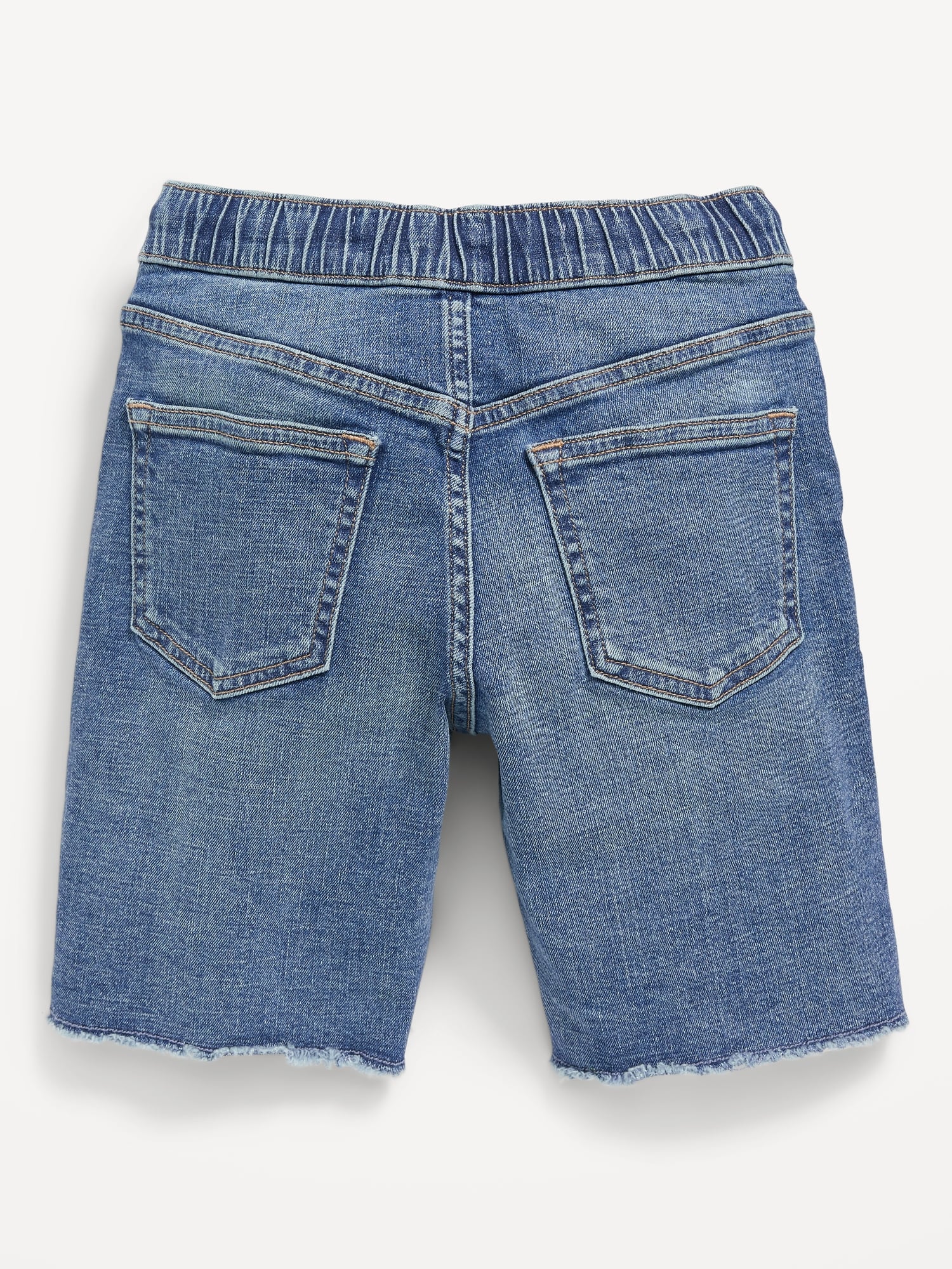 360° Stretch Ripped Pull-On Jean Shorts for Boys (At Knee) | Old Navy