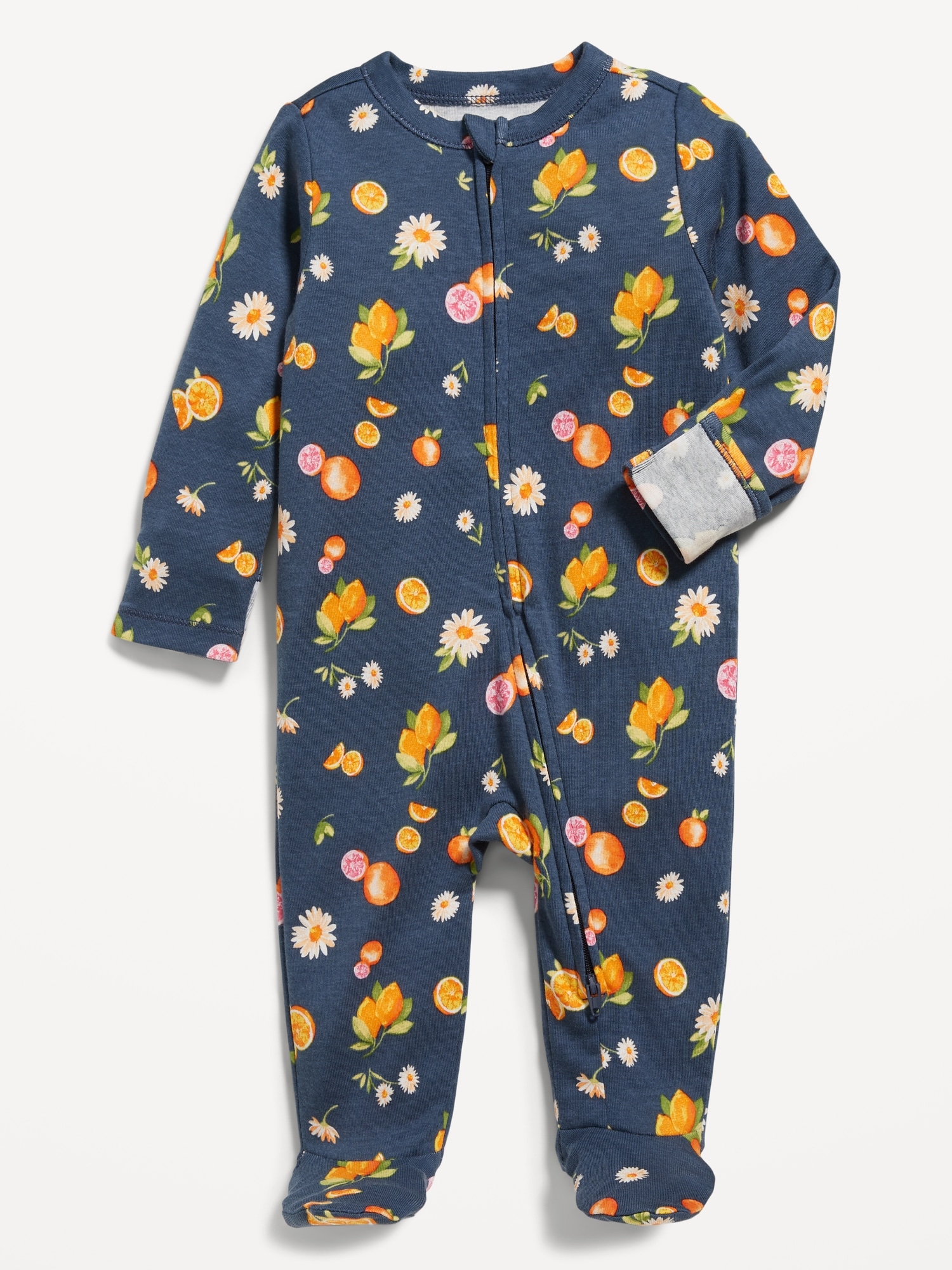 Matching Unisex Sleep & Play 2WayZip Footed OnePiece for Baby Old Navy