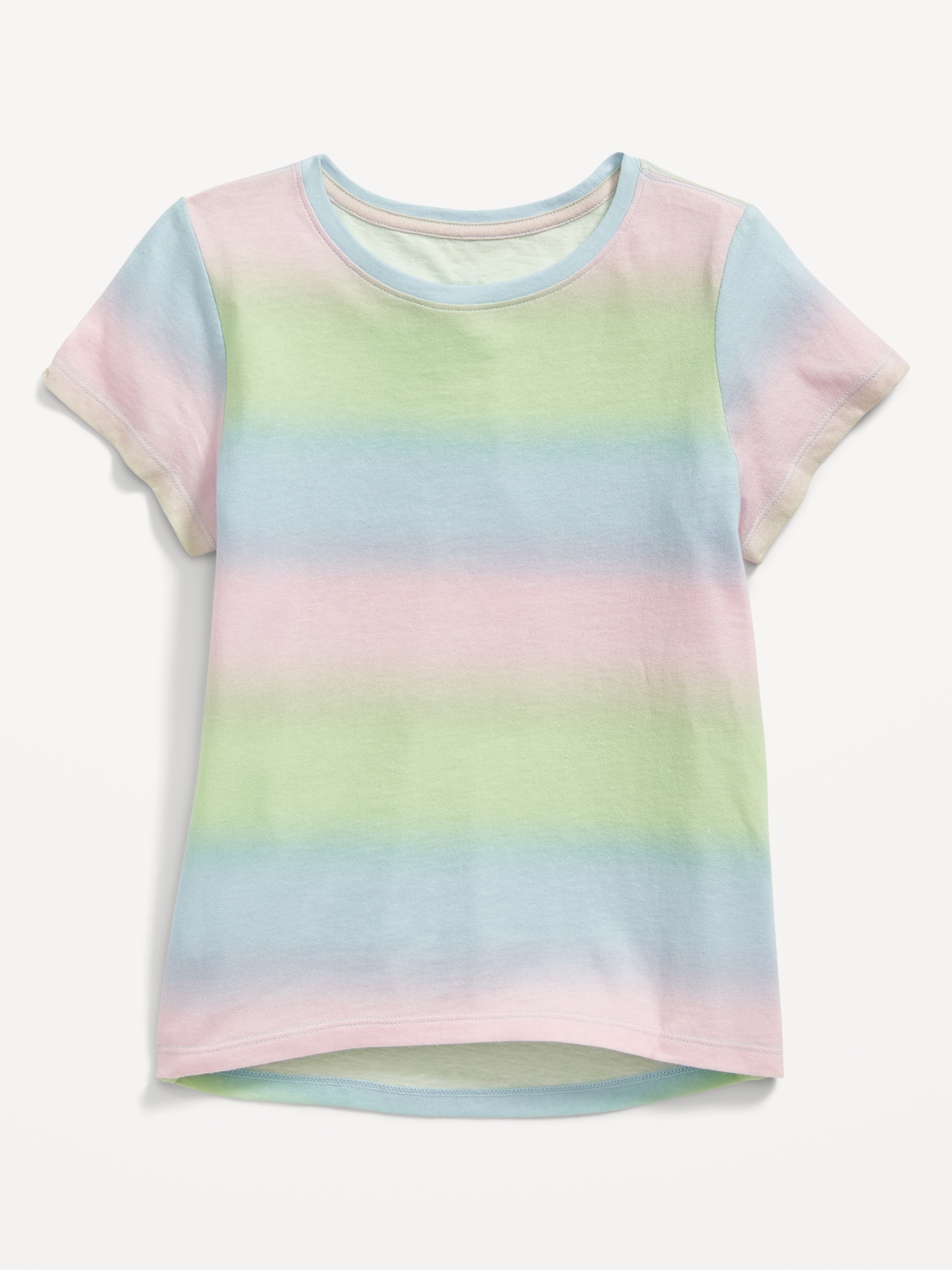 Old Navy Softest Printed T-Shirt for Girls blue. 1