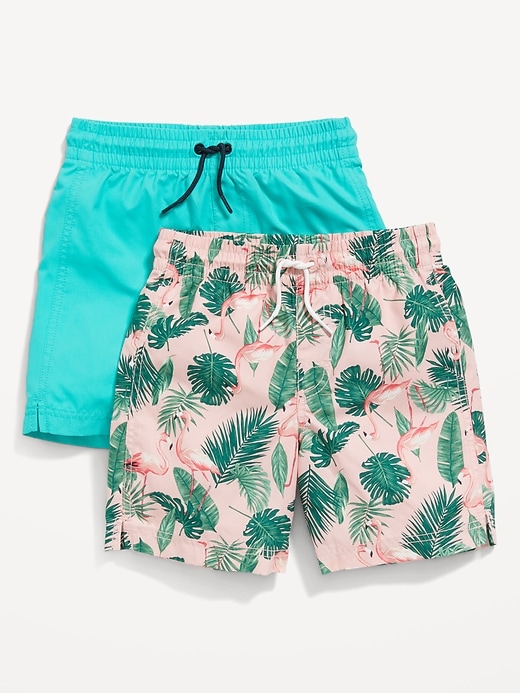 View large product image 1 of 1. 2-Pack Swim Trunks for Boys