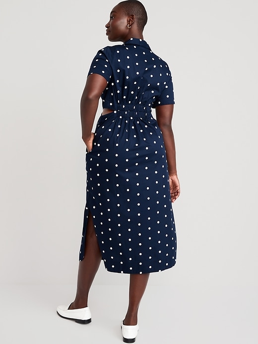 cut out dress old navy New Women's Old Navy Fit & Flare Twist-Front Cutout Midi Dress U pick Green