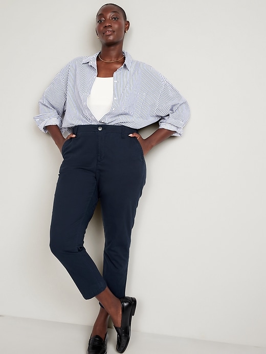 Image number 3 showing, High-Waisted OGC Chino Pants for Women