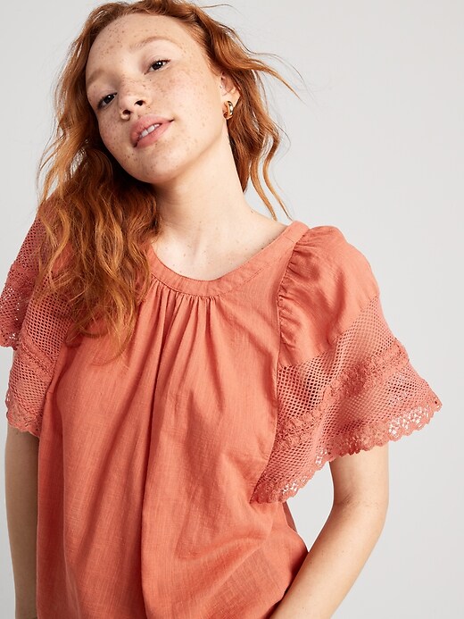 old navy crochet top