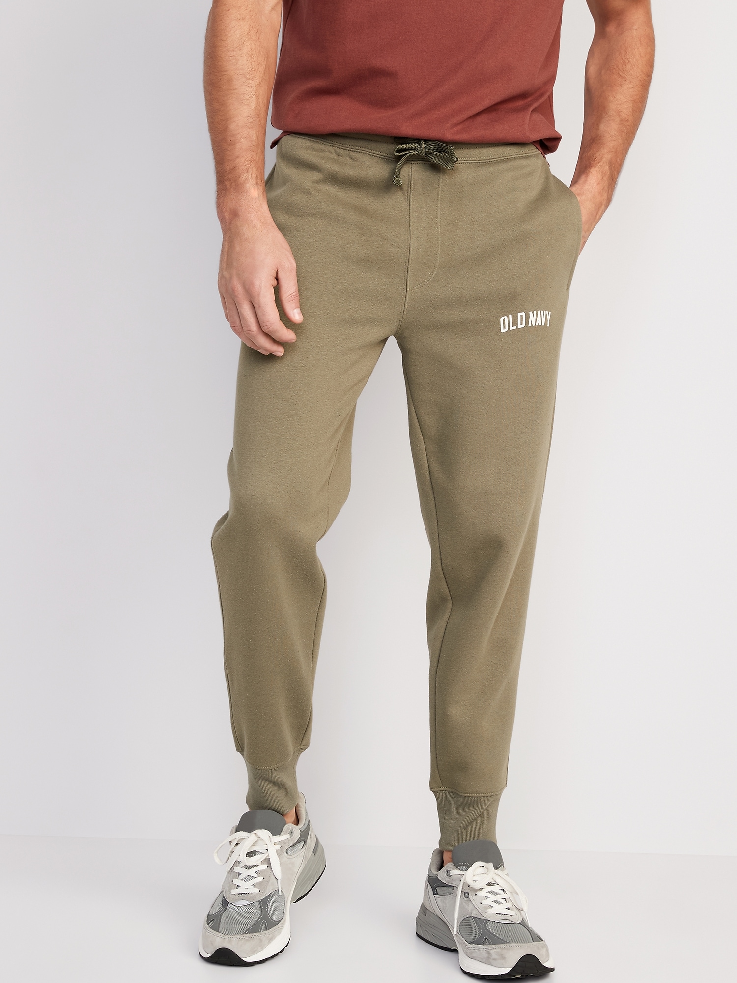Old Navy Logo Jogger Sweatpants for Men gray. 1