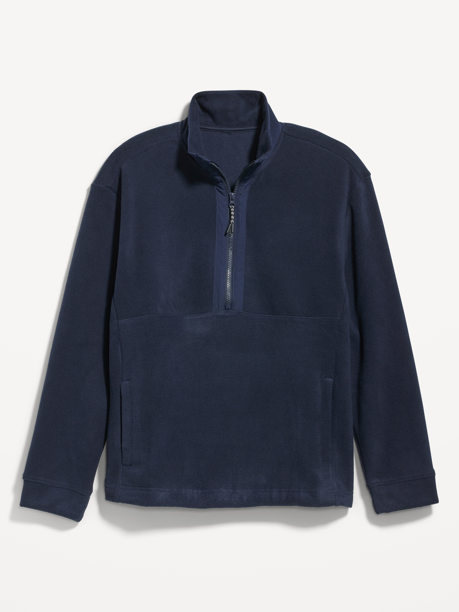 Loose Microfleece Half-Zip Sweatshirt for Men | Old Navy