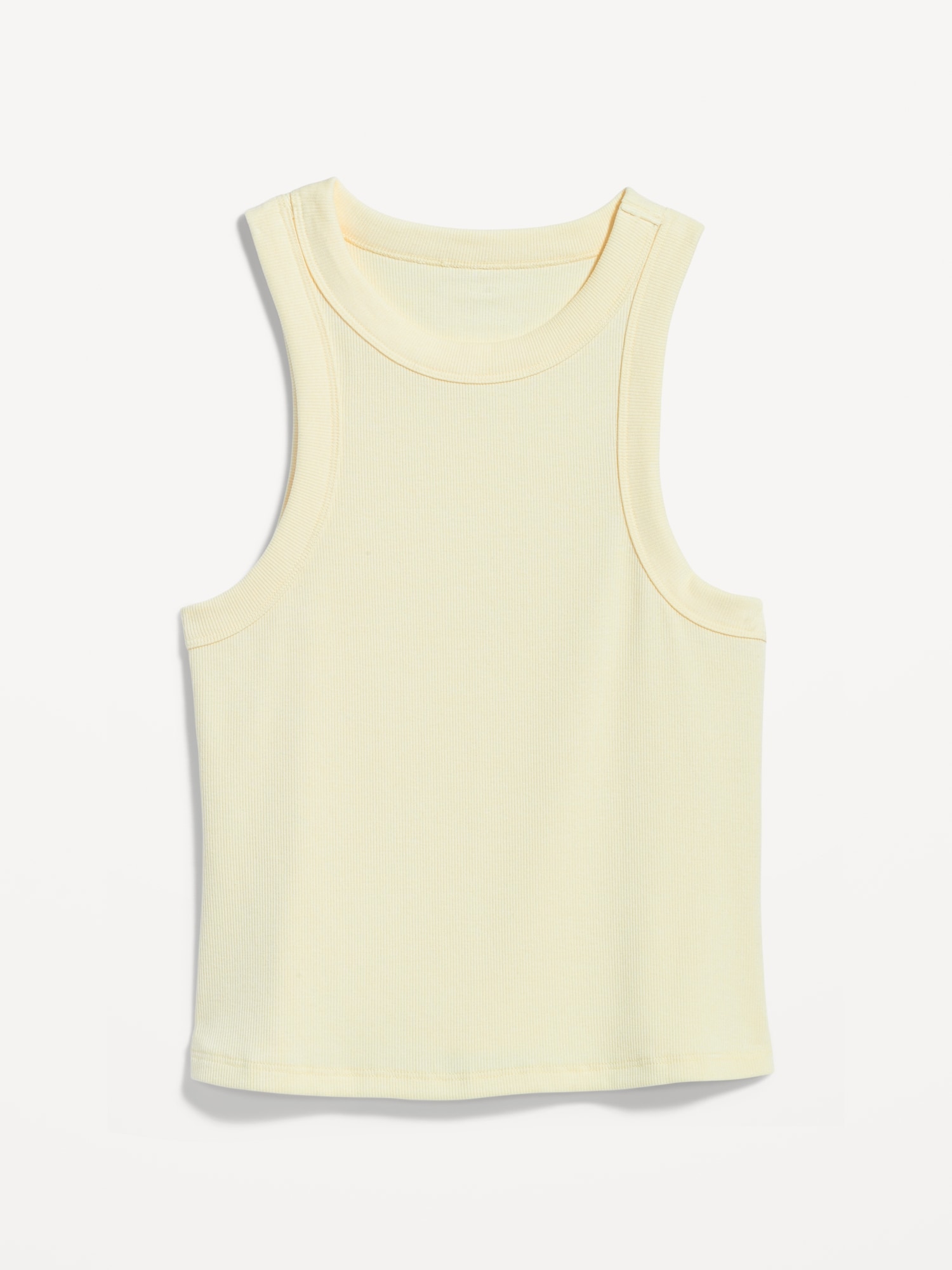 Old Navy Snug Cropped Tank Top yellow. 1