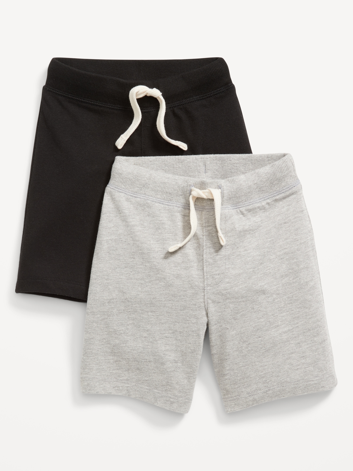 Old Navy 2-Pack Functional-Drawstring Shorts for Toddler Boys gray. 1