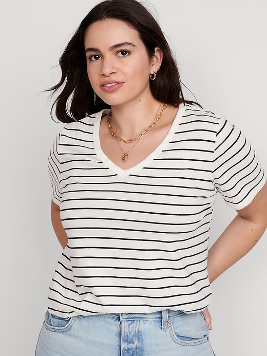 Image number 5 showing, EveryWear Striped Slub-Knit T-Shirt