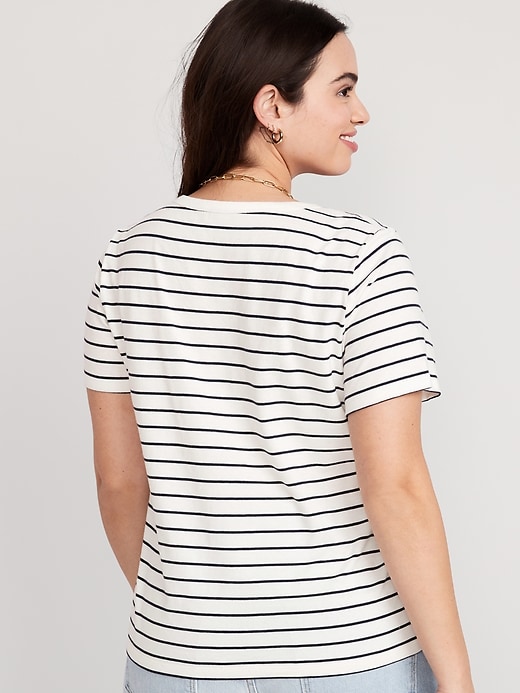 Image number 6 showing, EveryWear Striped Slub-Knit T-Shirt