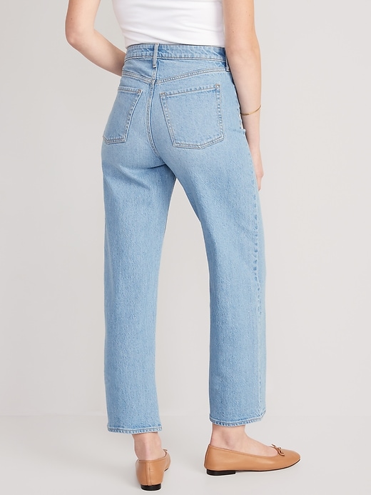 Image number 2 showing, Extra High-Waisted Cropped Wide-Leg Jeans