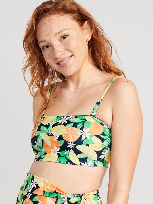 Image number 1 showing, Matching Bandeau Bikini Swim Top