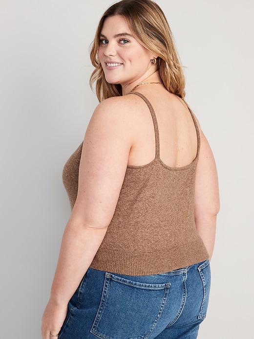 Image number 8 showing, Cozy Cropped Sweater Tank Top