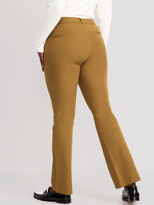 high waisted flare dress pants Alloy Apparel Tall Waist for Women in Brown Size XS Old Navy Women's High-Waisted Pixie