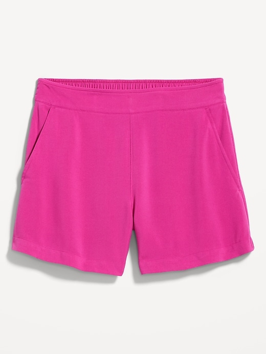 Image number 4 showing, High-Waisted Playa Shorts -- 4-inch inseam