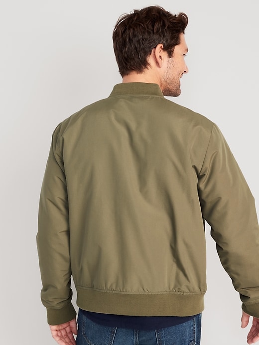 Image number 5 showing, Water-Resistant Zip Bomber Jacket for Men