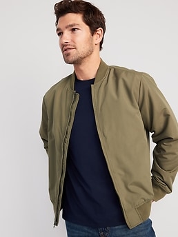 Old navy black bomber jacket mens best sale