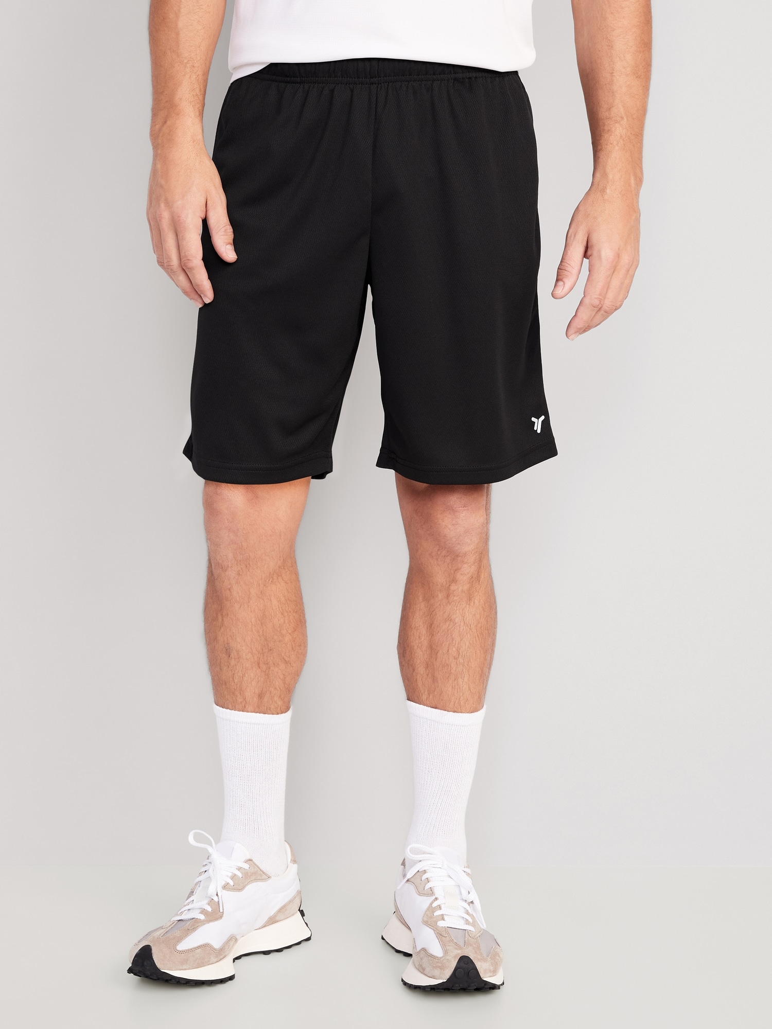 Old Navy Go-Dry Mesh Shorts -- 9-inch inseam black. 1