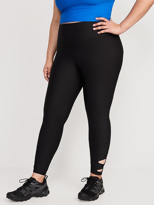 Image number 7 showing, High-Waisted PowerSoft 7/8 Cutout Leggings