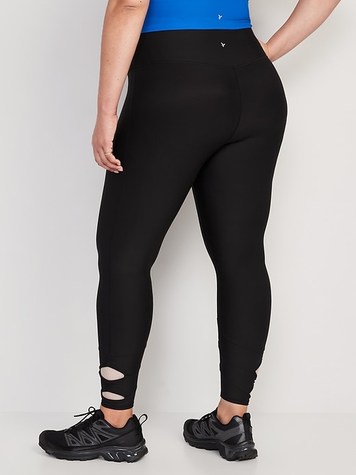 Image number 8 showing, High-Waisted PowerSoft 7/8 Cutout Leggings