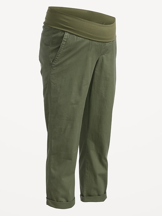 Image number 4 showing, Maternity Rollover-Waist OGC Chino Pants