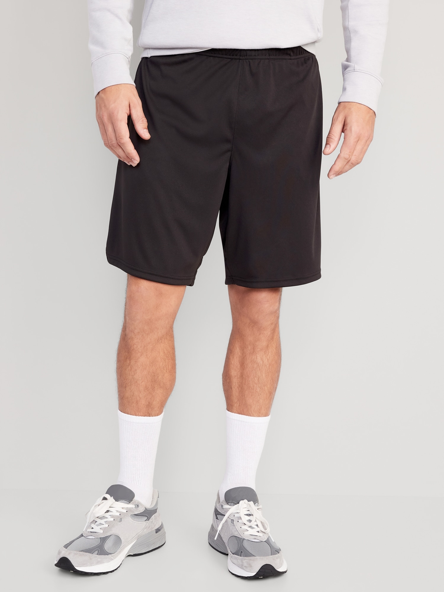 Old Navy Go-Dry Mesh Basketball Shorts for Men -- 9-inch inseam black. 1