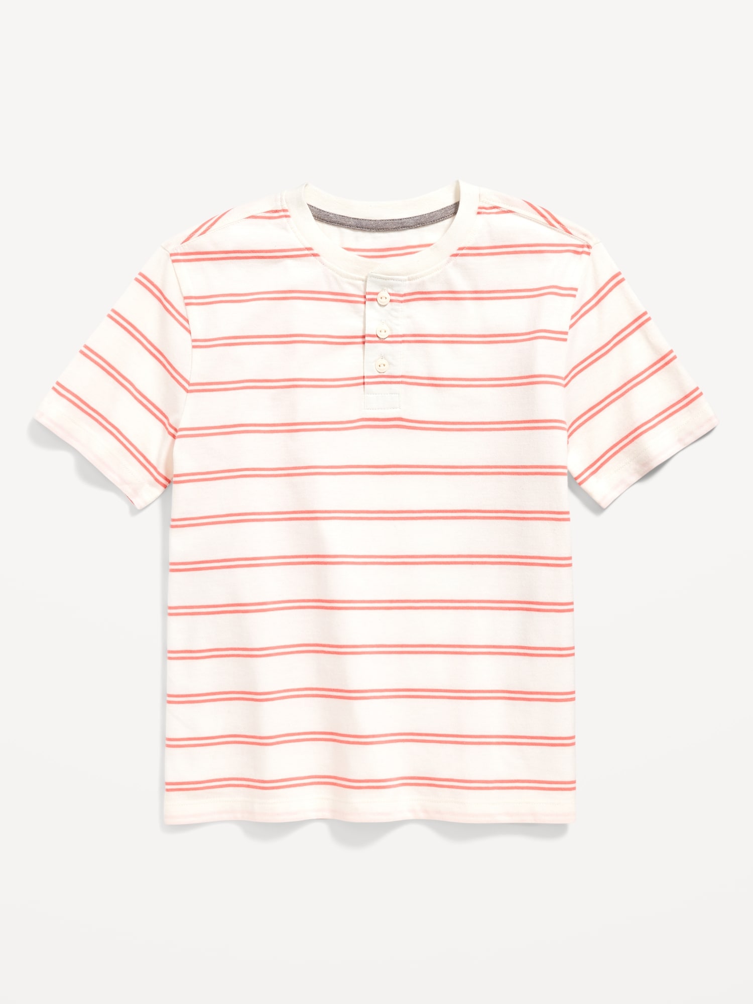 Striped ShortSleeve Henley TShirt for Boys Old Navy