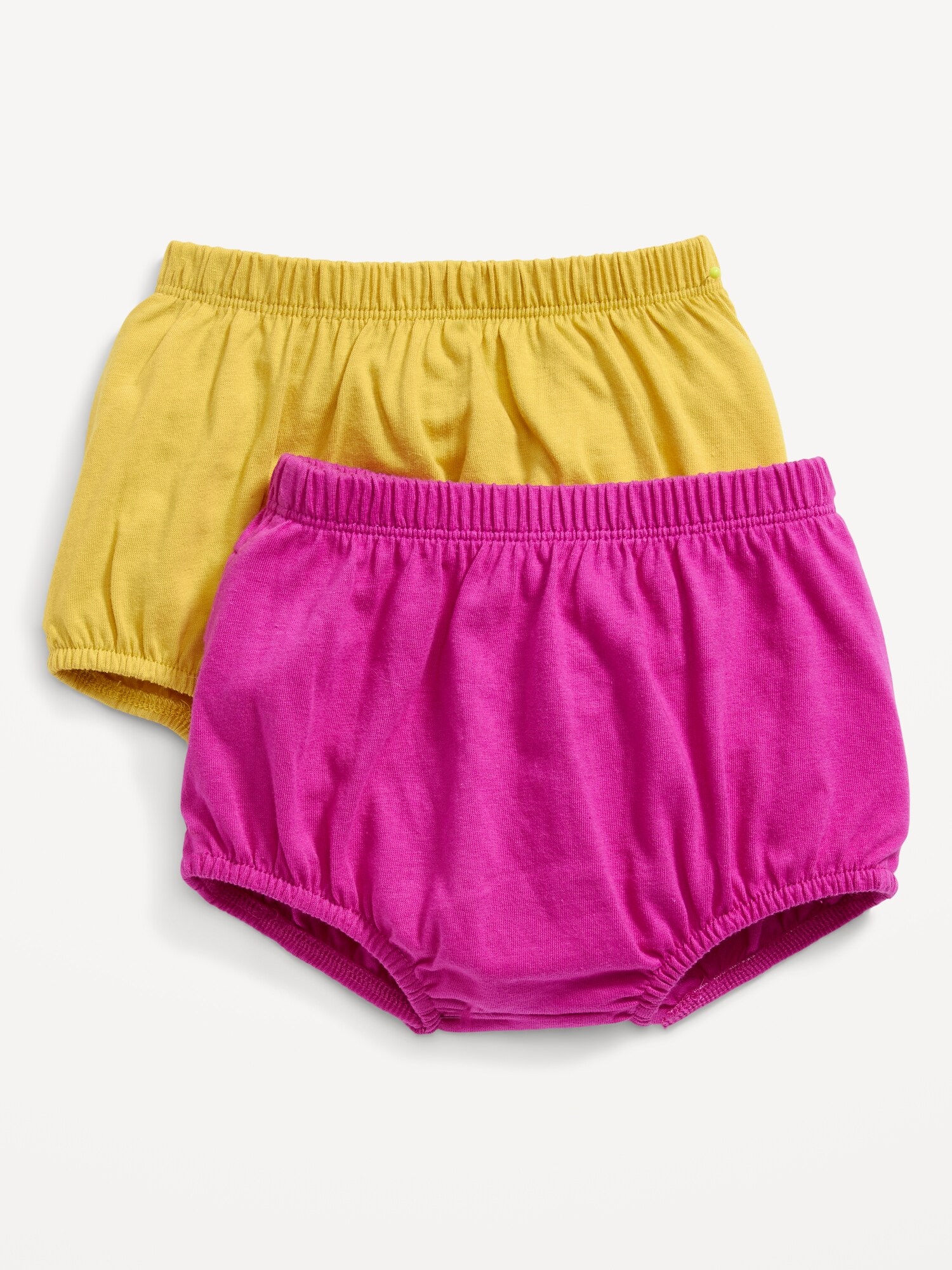 Old Navy Jersey-Knit Bloomer Shorts 2-Pack for Baby yellow. 1