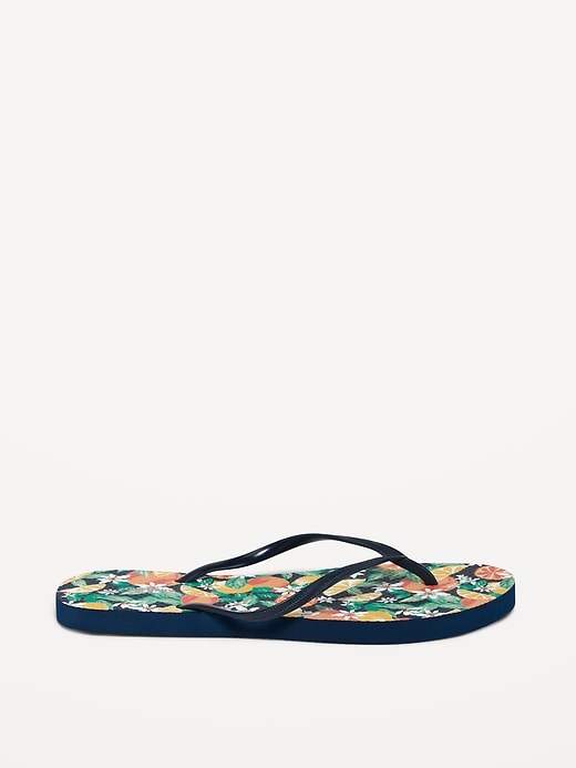 Printed Flip-Flop Sandals (Partially Plant-Based) | Old Navy