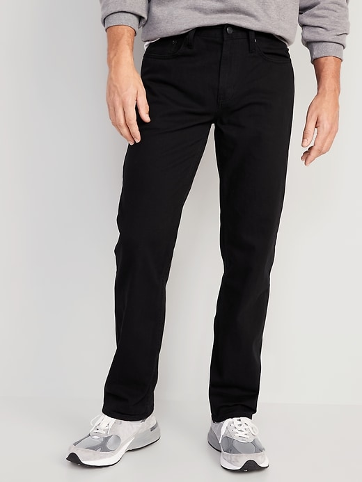 Image number 1 showing, Wow Loose Non-Stretch Black Jeans