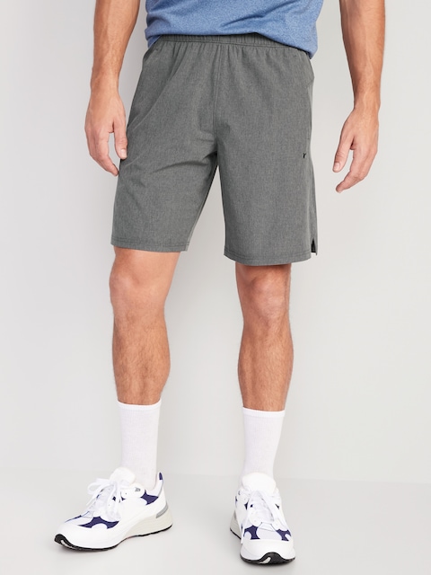 Essential Woven Workout Shorts -- 9-inch inseam - Smoky Gray