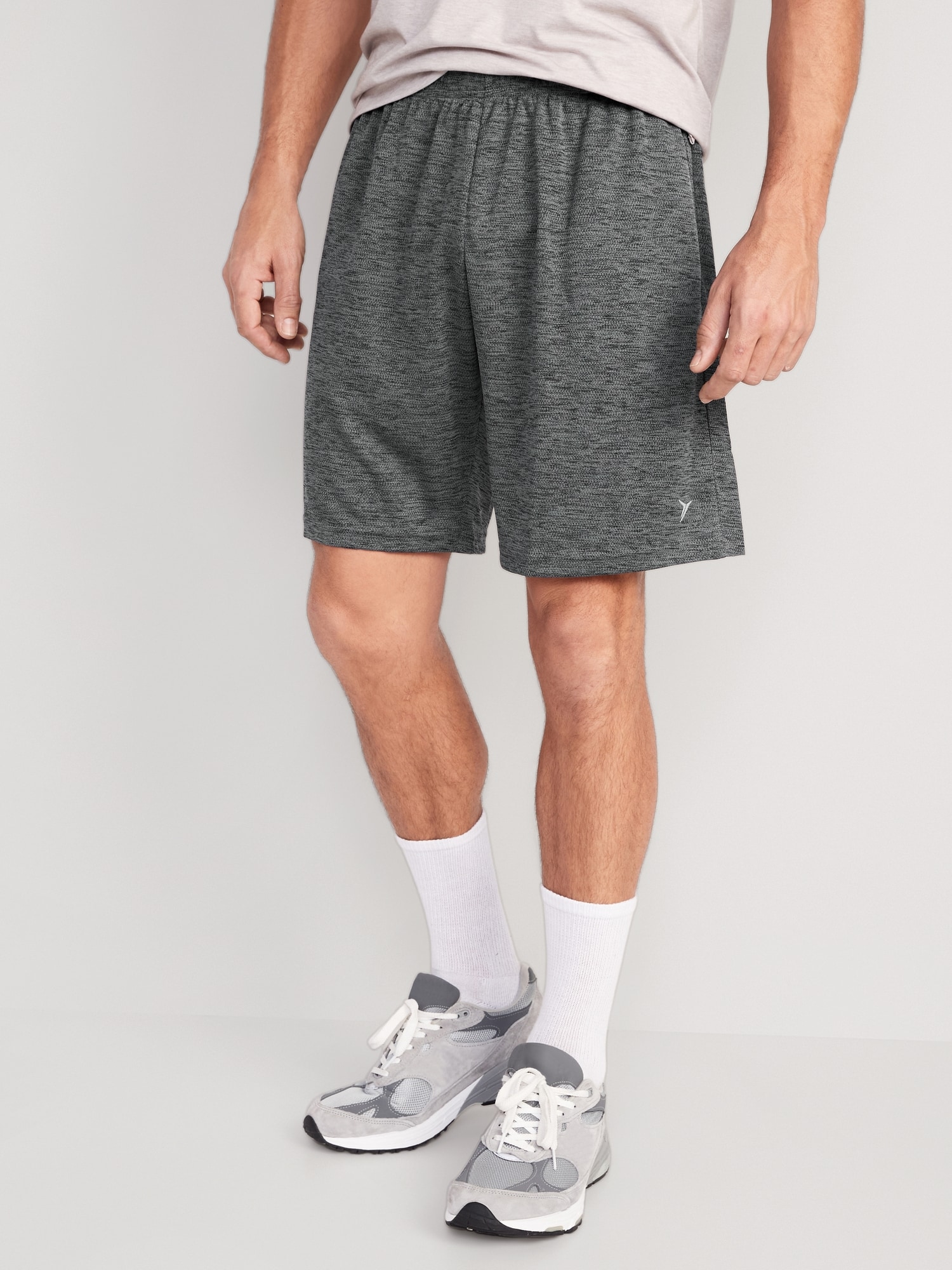 Old Navy Go-Dry Mesh Shorts -- 9-inch inseam gray. 1