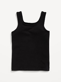 Image number 1 showing, Solid Fitted Tank Top for Girls