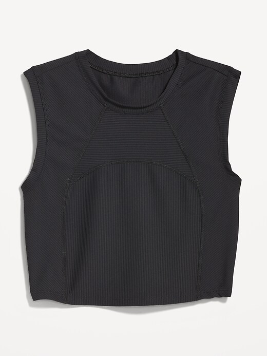 Image number 4 showing, PowerSoft Rib-Knit Crop T-Shirt