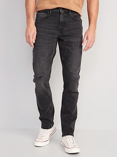 Black jeans men old hot sale navy