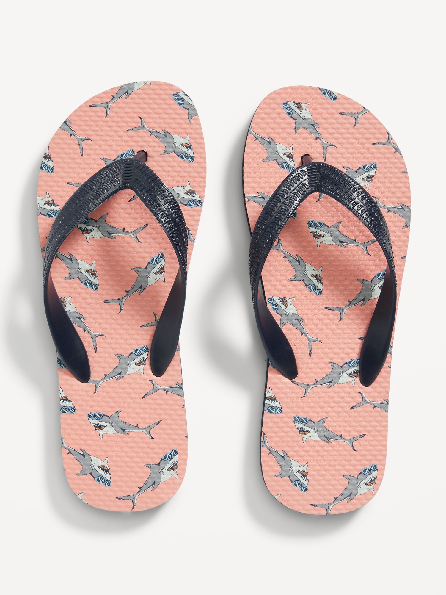 Old Navy Printed Flip-Flop Sandals for Boys (Partially Plant-Based) gray. 1